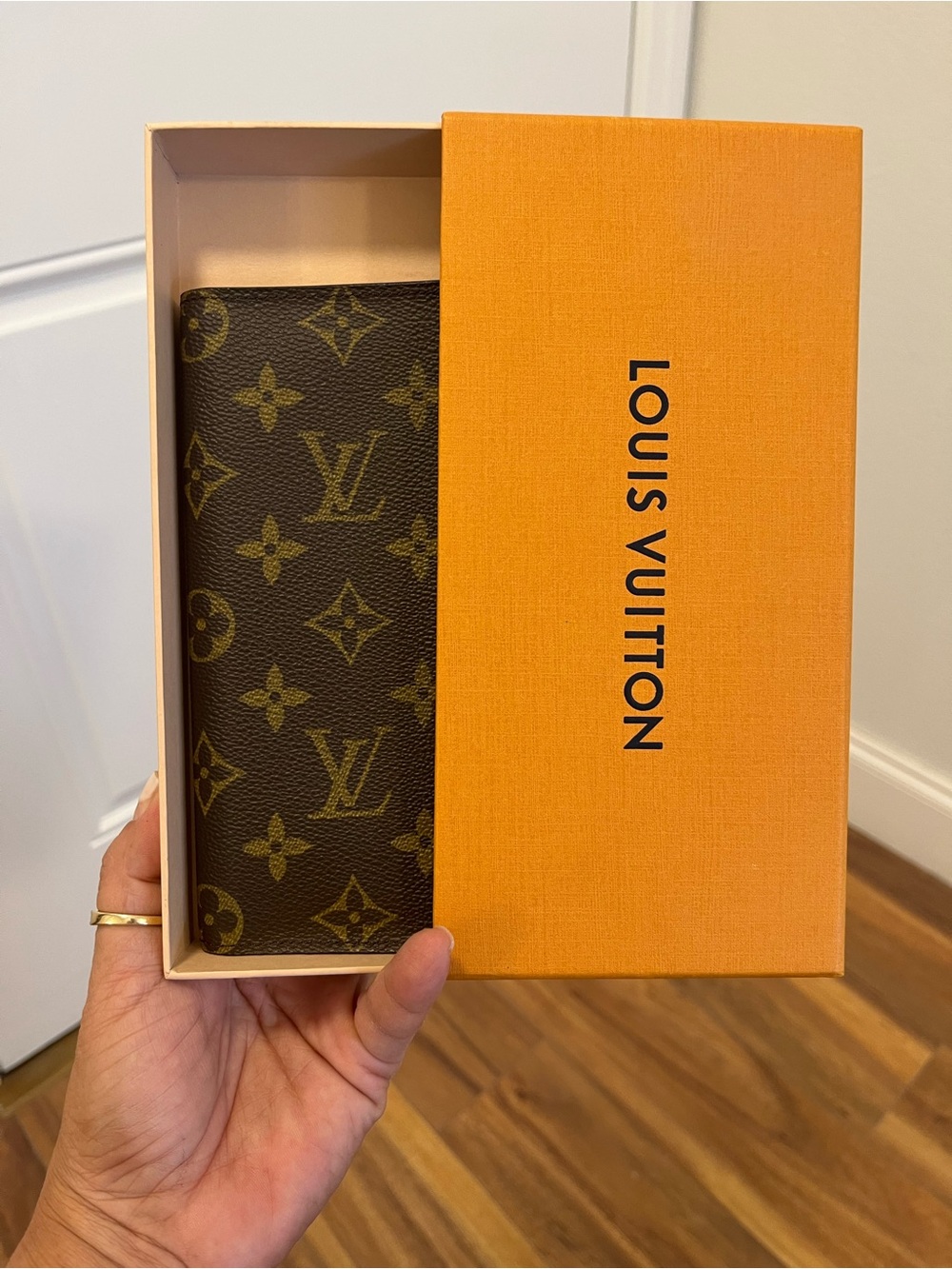 Louis Vuitton Monogram Canvas Brown Long Wallet